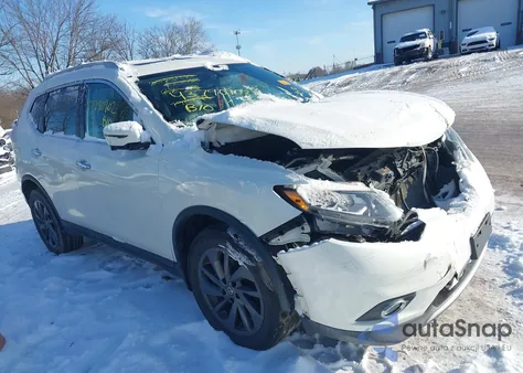 2016 Nissan Rogue Sl из США, поврежденный, VIN 5N1AT2MV0GC790899